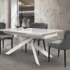 Tavolo Tavolo allungabile bianco statuario in OFFERTA OUTLET -45%^Md work Hot