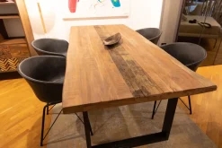 New Tavolo Tavolo massello scortecciato in OFFERTA OUTLET Tavoli