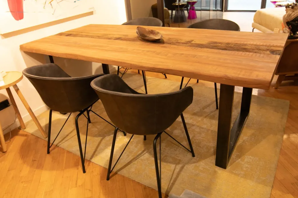 New Tavolo Tavolo massello scortecciato in OFFERTA OUTLET Tavoli