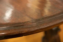 Artigianale Tavolo Tavolo fratino legno antico massello noce + n. 4 sedie   a prezzo ribassato- Tavoli