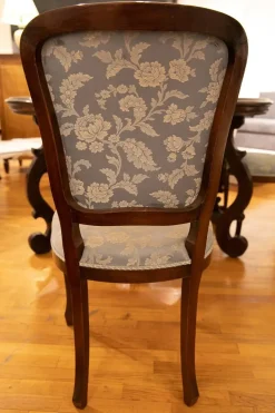 Artigianale Tavolo Tavolo fratino legno antico massello noce + n. 4 sedie   a prezzo ribassato- Tavoli