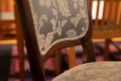 Artigianale Tavolo Tavolo fratino legno antico massello noce + n. 4 sedie   a prezzo ribassato- Tavoli