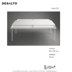 Tavolo Tavolo icaro in OFFERTA OUTLET -30%^Desalto Discount