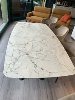 Zamagna Tavolo Tavolo igor con piano in ceramica di scontato del 50%- Tavoli