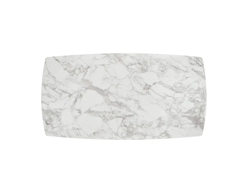 Clearance Tavolo Tavolo in ceramica bianco arabesco in OFFERTA OUTLET -42% Tavoli