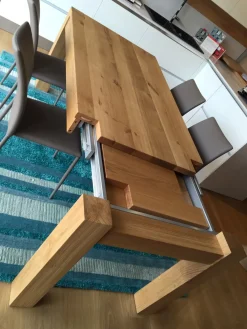 Collezione esclusiva Tavolo Tavolo in rovere massello in OFFERTA OUTLET -48%- Tavoli