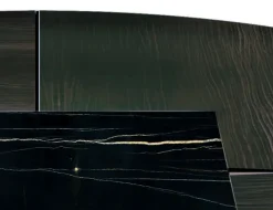 Tavolo Tavolo maxi rotondo cedro e marmo in OFFERTA OUTLET -20%^Md work Outlet