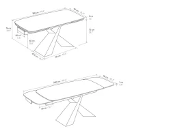 Mobilificio Bellutti Tavolo Tavolo modello golden a prezzo scontato- Tavoli