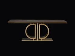 Tavolo Tavolo ottone legno luxury in legno Fisso scontato 30%^Md work Discount