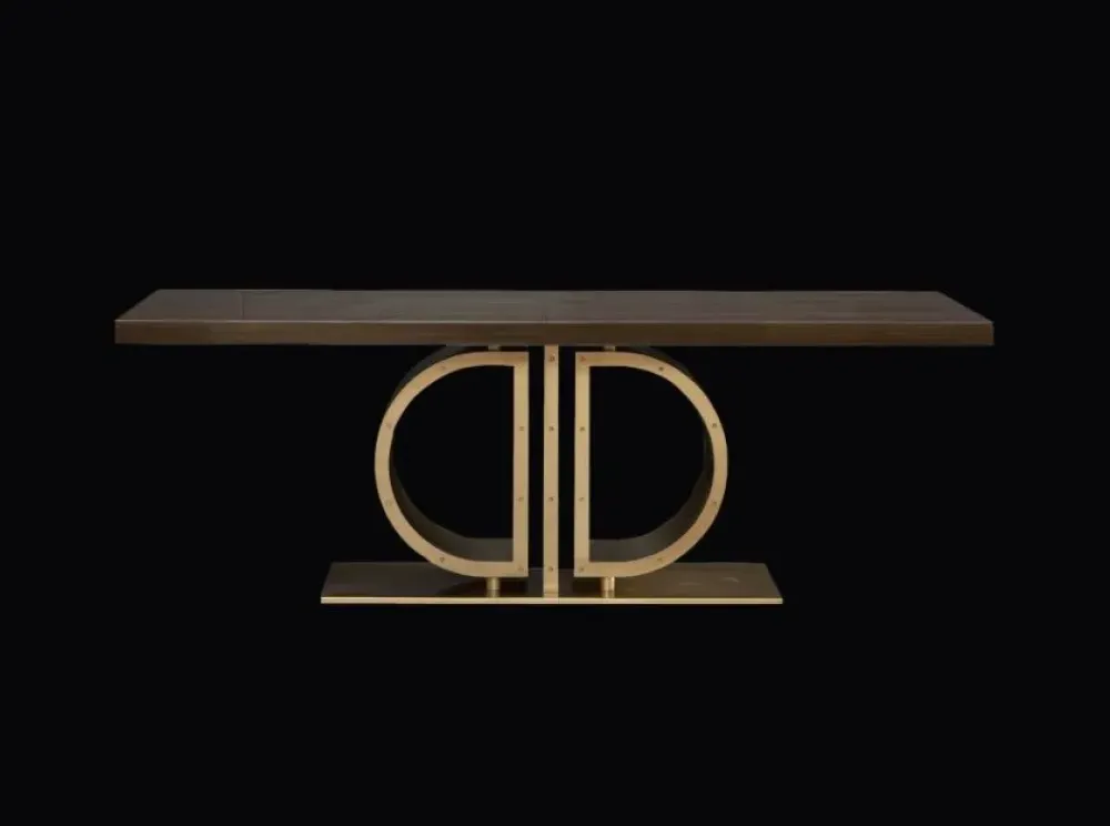 Tavolo Tavolo ottone legno luxury in legno Fisso scontato 30%^Md work Discount