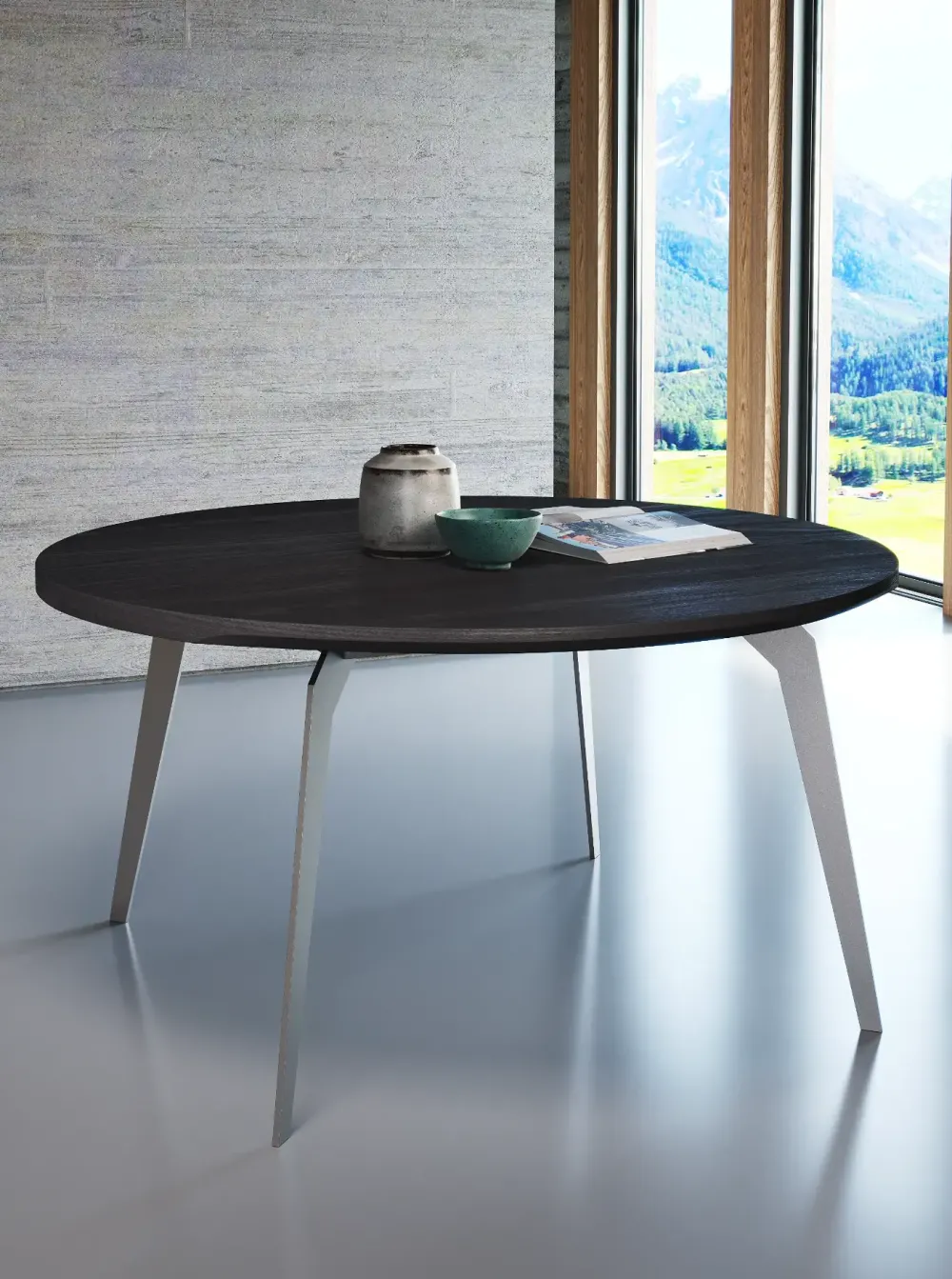 Tavolo Tavolo rotondo gamba in metallo di scontato del 25% Tavoli