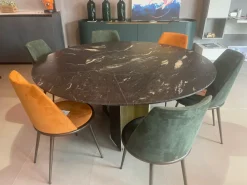 Cantori Tavolo Tavolo rotondo mirage in OFFERTA OUTLET -40%- Tavoli