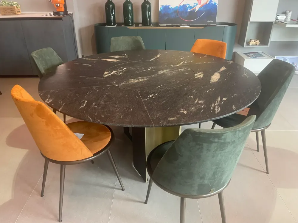 Cantori Tavolo Tavolo rotondo mirage in OFFERTA OUTLET -40%- Tavoli