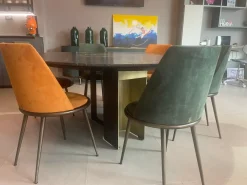 Cantori Tavolo Tavolo rotondo mirage in OFFERTA OUTLET -40%- Tavoli