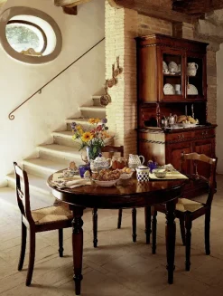 Tavolo Tavolo rotondo in legno Rotondo allungabile scontato 60%^Parlani Outlet