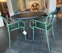 Online Tavolo Tavolo tondo gambe metallo a prezzo scontato Tavoli