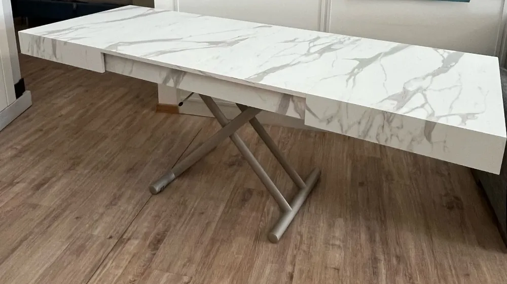 Tavolo Tavolo trasformabile ulisse in laminato Allungabile scontato 44%^Altacom Outlet