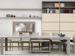 Sale Tavolo Tavolo-consolle mod.helsinky in legno Quadrato allungabile scontato 50% Tavoli