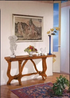 Sale Tavolo Tavolo-consolle-apribile a libro versione arte povera in promo-sconto del 41% in OFFERTA OUTLET Tavoli