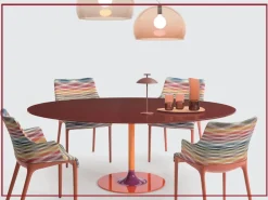 Kartell Tavolo Thierry xxl ovale in vetro Fisso scontato 43%- Tavoli