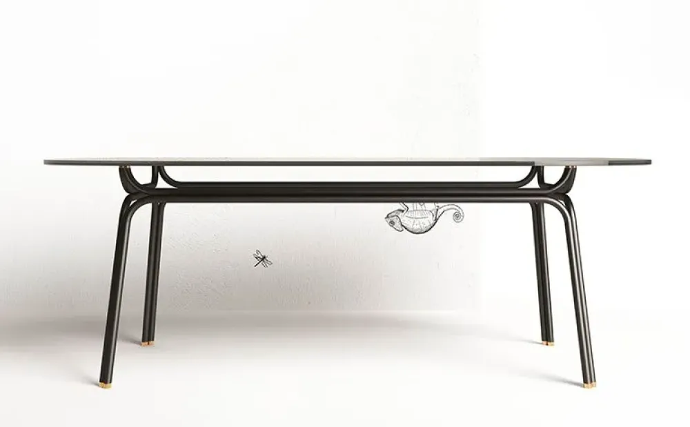 Minotti Italia Tavolo Tubi di : contatta il venditore per scoprire il prezzo- Tavoli