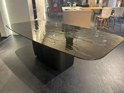 Tavolo Twins in vetro Fisso^Calligaris New