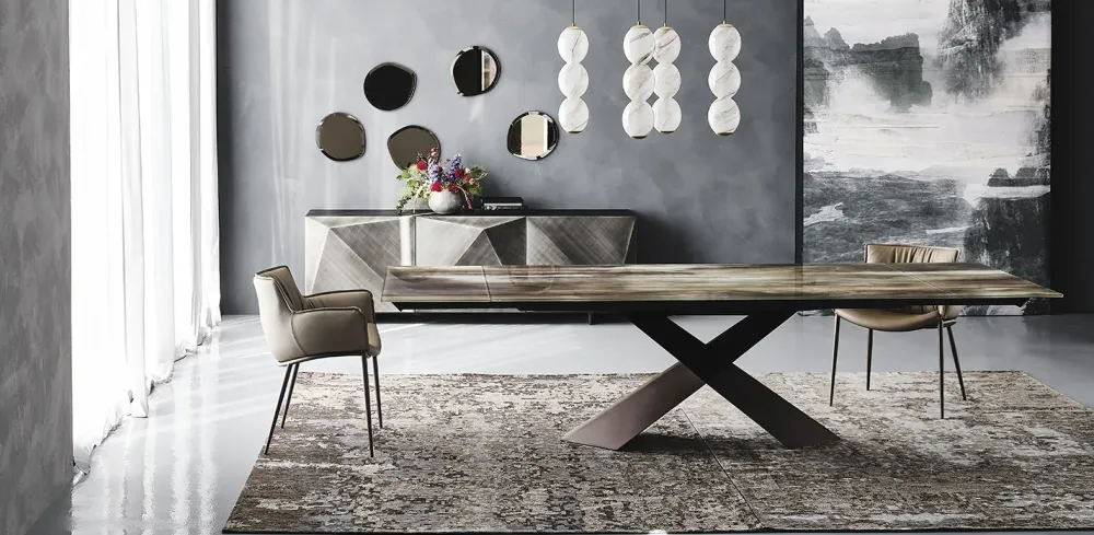 Hot Tavolo Tyron Crystalart Drive di : richiedi prezzo! Tavoli