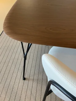 Kartell Tavolo Viscount of wood + sedie cozy connubia in legno Fisso- Tavoli