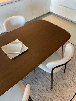 Kartell Tavolo Viscount of wood + sedie cozy connubia in legno Fisso- Tavoli