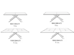 New Tavolo 4x4 in legno Allungabile scontato 30% Tavoli