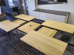 Tavolo 4x4 in legno Allungabile^Ozzio New