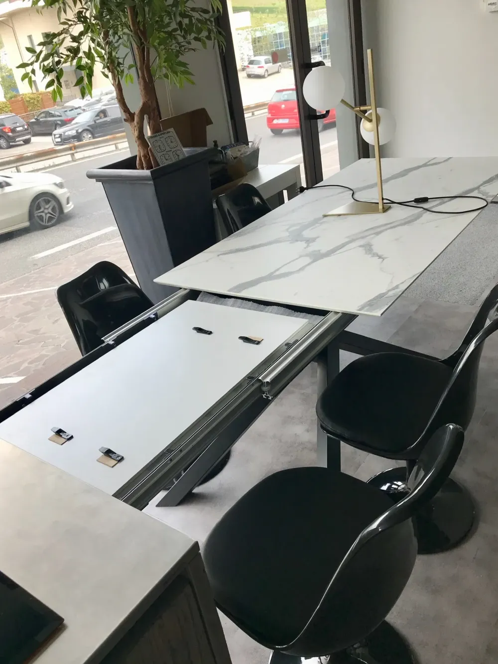 Hot Tavolo Xavier allungabile hpl marmo in laminato Allungabile scontato 46% Tavoli