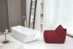 Mastella Vasca da bagno in Corian modello Yole next   a prezzo Outlet- Vasche Da Bagno