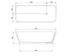 Vasca da bagno in Resina modello Mendi next lucida a prezzo scontato^Mastella Sale