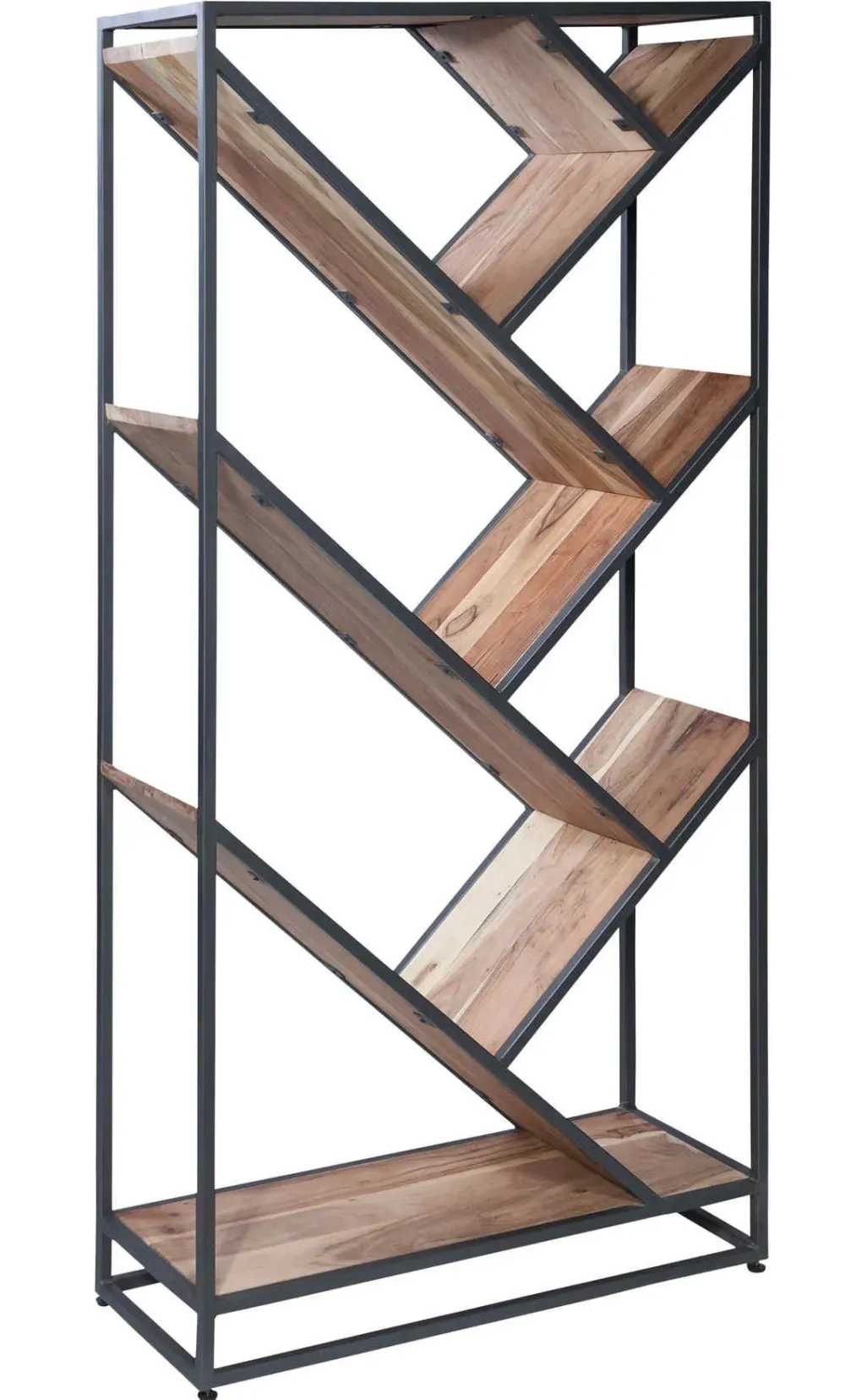 Outlet Etnico Vendita di libreria in ferro emetallo industrial design. Stile moderno, in offerta.- Librerie