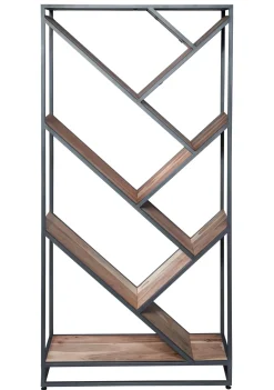 Outlet Etnico Vendita di libreria in ferro emetallo industrial design. Stile moderno, in offerta.- Librerie