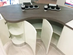 Sale Cucina Extra tonda colore bianco scontato del -58 % Cucine Ad Angolo|Cucine Moderne