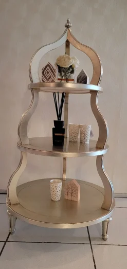 Vetrinetta Etagère in legno a prezzo scontato^Grande Arredo Online