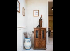 Artigianale Vetrinetta La cantina in legno a prezzo Outlet- Vetrinette