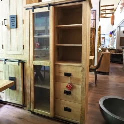 Discount Vetrinetta Mobile vetrina scorrevole jupiter di in Offerta Outlet Vetrinette