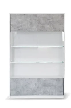 Vetrinetta Modello smart vetrina 2 ante stile moderno Modello smart vetrina 2 ante di in offerta^Artigianale Clearance