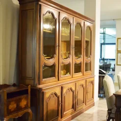 Artigianale Vetrinetta Noce classica , sconto imperdibile!- Vetrinette