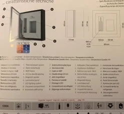 Clearance Vetrinetta Quadro vino qv12 stile design Quadro vino qv12 di in offerta Vetrinette