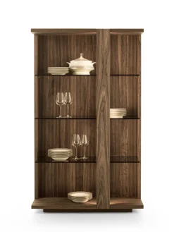 Riva 1920 Vetrinetta Revo open in legno a prezzo Outlet- Vetrinette