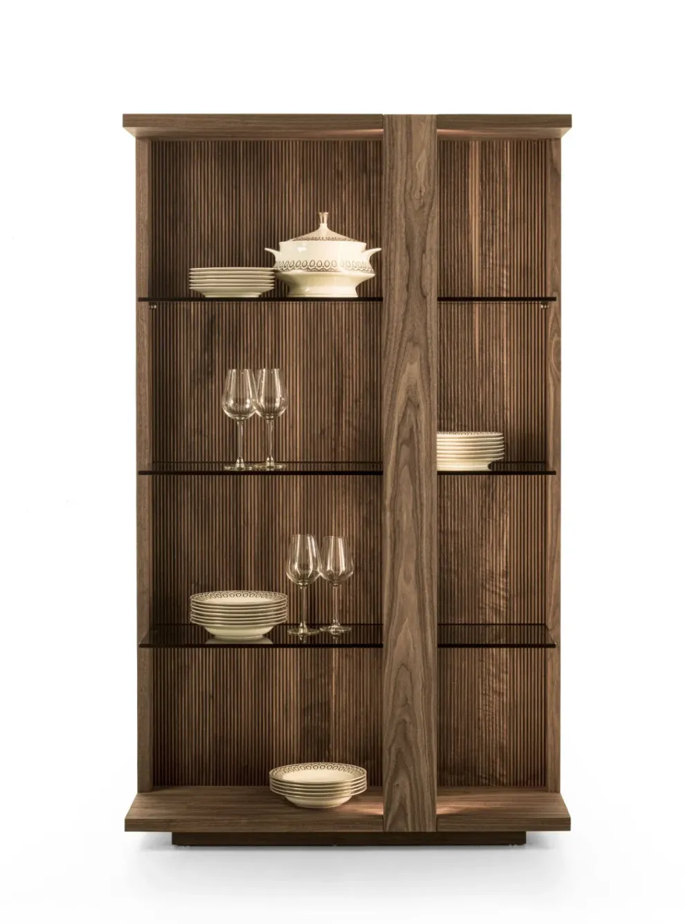 Riva 1920 Vetrinetta Revo open in legno a prezzo Outlet- Vetrinette