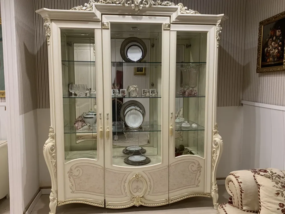 Collezione esclusiva Vetrinetta Tiziano in legno a prezzo Outlet- Vetrinette