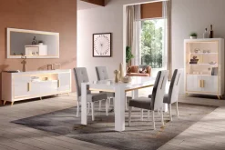 Artigianale Vetrinetta Vetrina 2 ante gold di in Offerta Outlet- Vetrinette