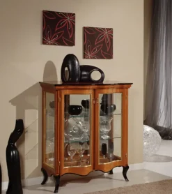 Artigiani Veneti Vetrinetta Vetrina a 2 ante sagomata in promo-sconto del 40% di a prezzo Outlet- Vetrinette