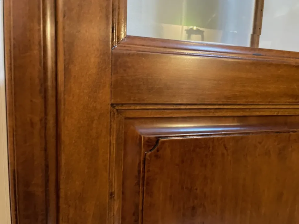 Artigianmobili Vetrinetta Vetrina classica edera di in Offerta Outlet- Vetrinette