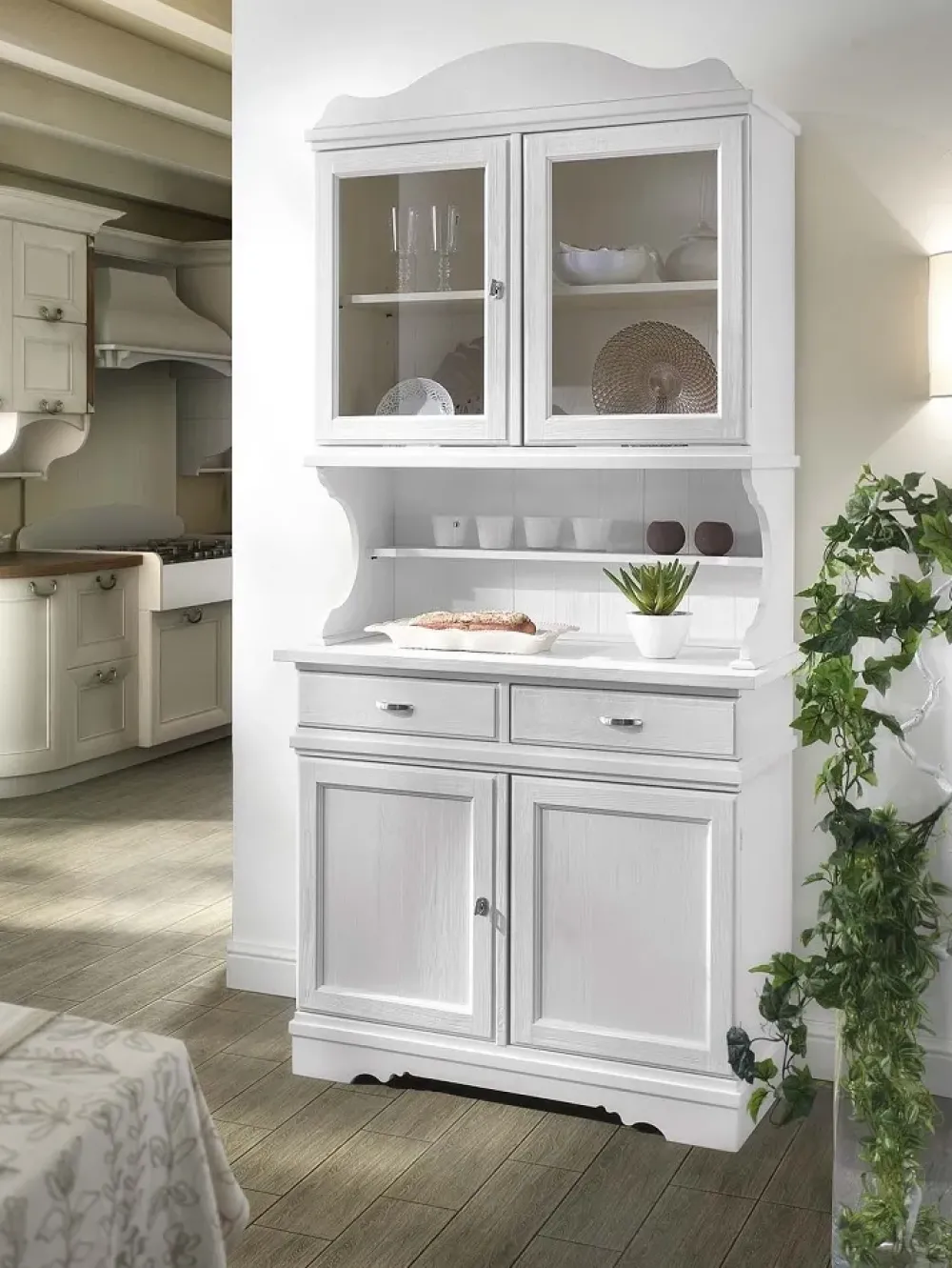 Vetrinetta Vetrina country scontata del 33% in stile classico a prezzo ribassato^Artigianale Hot